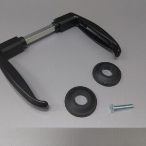 Ajtókilincs, fém fekete