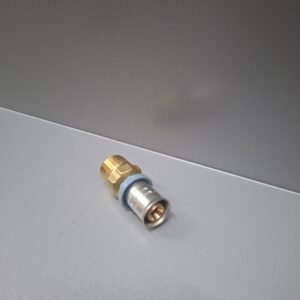 Unidelta press külső menetes átmeneti idom, 16x2mmx1/2"K