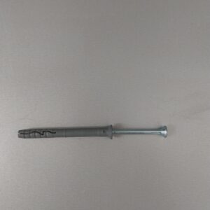 Beüthető tipli tölcséres peremmel, PP/galv. horg., 6x80