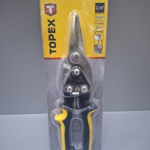 TOPEX - Lemezolló, egyenes, 250mm