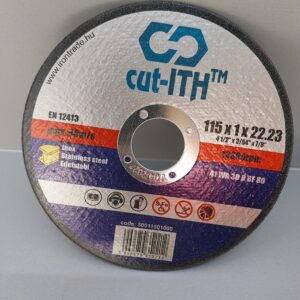 cut-ITH vágókorong Inoxhoz, 115x1,0x22