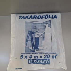 Takarófólia, 4x5m, 70mikron, Létrázható