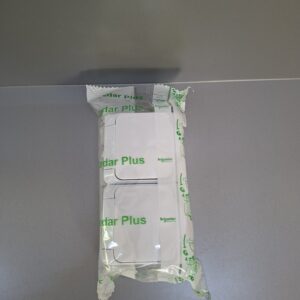 Schneider Cedar 2x2P+F aljzat, fehér