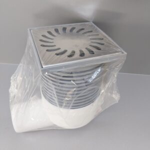 FixTrend padlószifon, inox lefolyóráccsal, állítható magasság