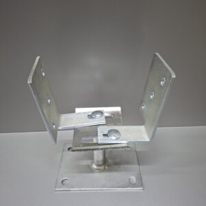 Oszlop tartó, Csavarozható, állítható 80-150