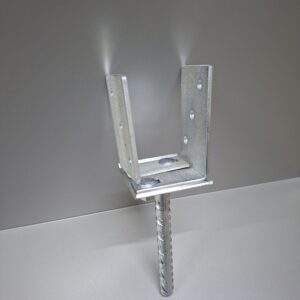 Oszlop tartó, Betonozható, Állítható 80-150