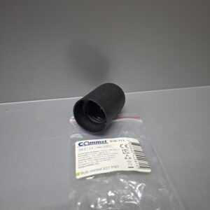 Lámpa foglalat, E27, Fekete Commel,