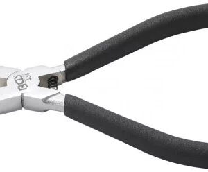 Zégergyűrű fogó, belső, hajlított, 180mm