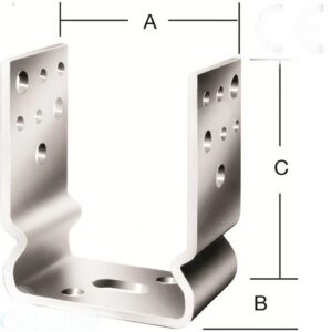 Vormann Oszloptalp, 101x60x125, csav.