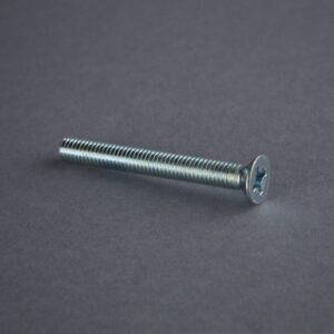 Süllyesztett fejű hornyolt csavar, DIN 963, 4.8 galv. horg., M6x45