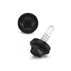 Hlf. Önf. Lemezcsavar,  DIN 7504/K (k=4.9-5.1), RAL 9005 (mélyfekete), 4,8x19V14