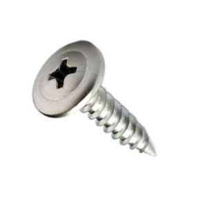 D-fejű peremes lemezcsavar, galv. horg., 4,2x19