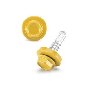 Hlf. Önf. Lemezcsavar,  DIN 7504/K (k=4.9-5.1), RAL 1021 (repcesárga), 4,8x19V14