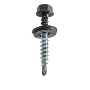 Hlf. redukált hegyű önf. csavar fához (k=4.9-5.1) EPDM-mel, RAL 7016 (ant.szürke), 4,8x35V14